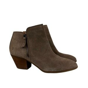 Frye Women's Judith Nubuck Leather Suede Ankle Booties Size 9